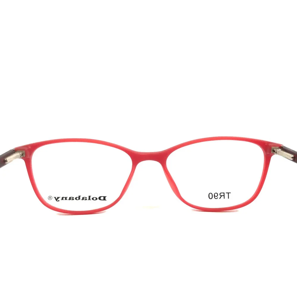 Dolabany Eyeglasses Frames Surgeon Matte Red Black Cat Eye Full Rim 48-17-135